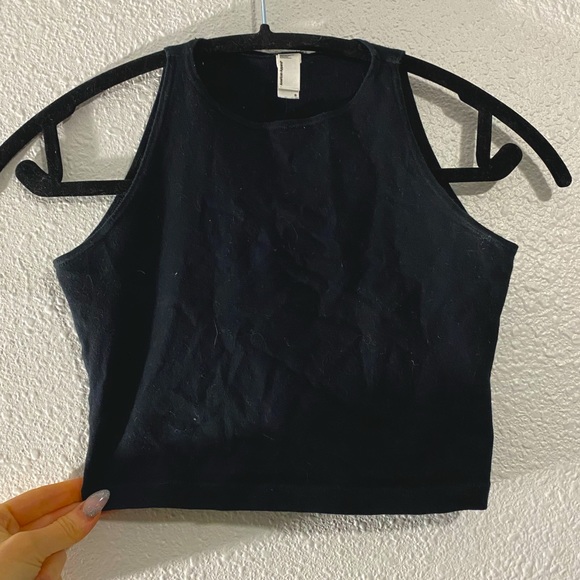 American apparel black crop top - Picture 1 of 2
